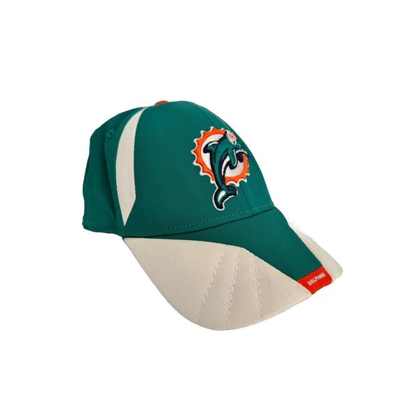 Vintage Reebok NFL Pro Line Authentic Miami Dolphins One Size Baseball Cap/Hat - Picture 2 of 7